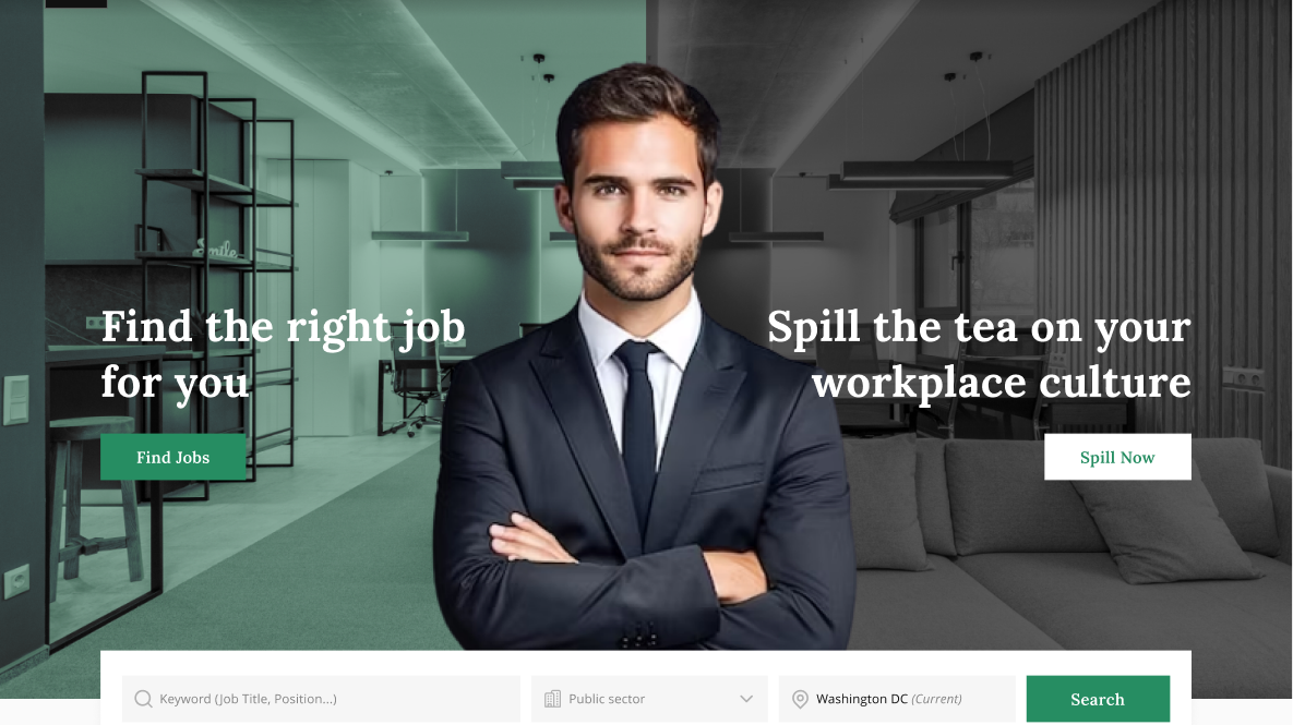 Discovgov job platform UI/UX design case study by Rahul Eisen